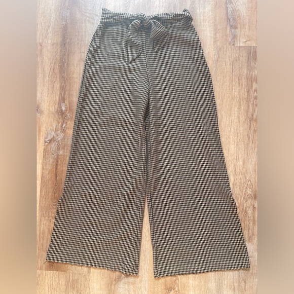 Anthropologie Cartonnier Houndstooth Wide Leg Pants - Picture 5 of 15